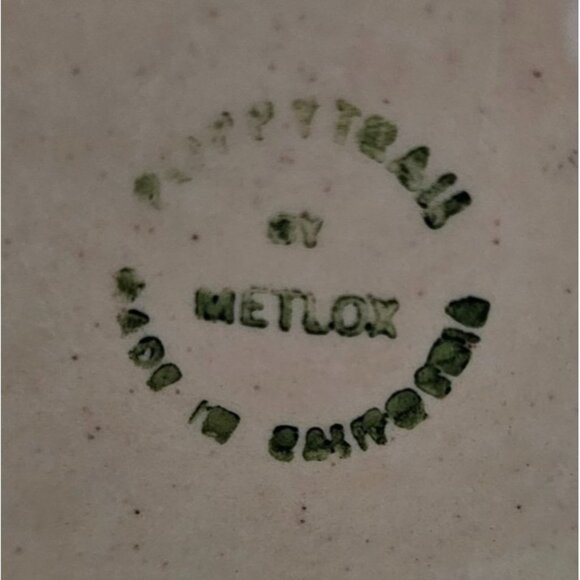 Vintage Metlox Poppytrail Coffee Canister Jar With Lid Rooster Design RARE 1950s - Picture 2 of 4